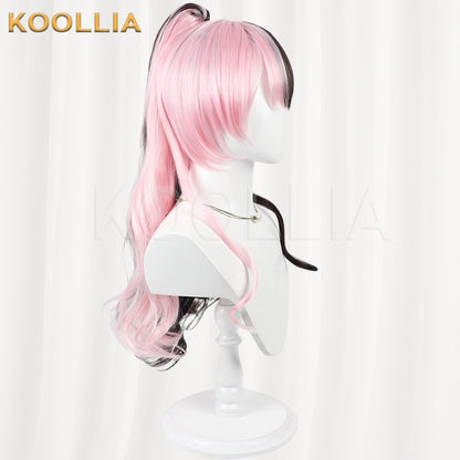 VTuber Tachibana Hinano Black & Pink Split Dye Basic Wig