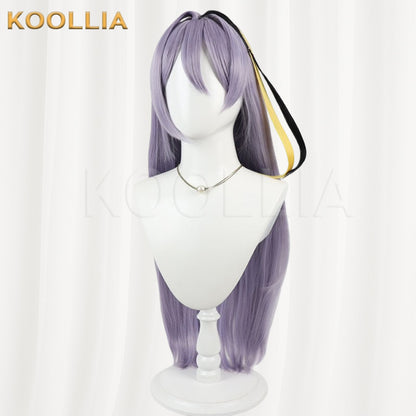 Game Neverness to Everness Hathor Purple Basic Wig