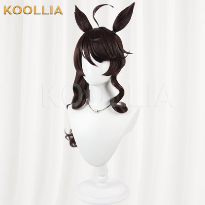 Uma Musume Pretty Derby Daring Tact Dark Brown Basic Wig