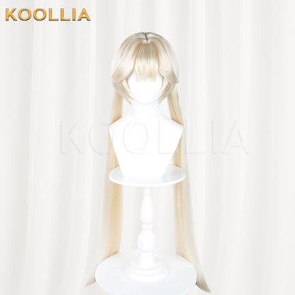 Naraka Bladepoint Yin Zhiping Black Long Twin Tails Basic Wig