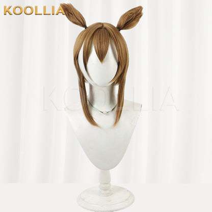 Uma Musume Pretty Derby Cheval Grand Brown Medium Short Basic Wig
