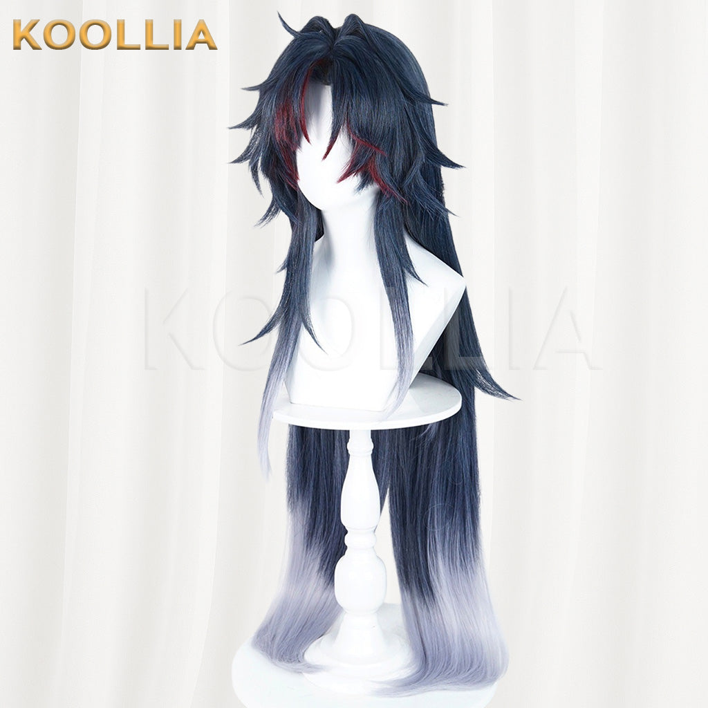 Honkai: Star Rail Blade Black Blue Gradient Basic Wig