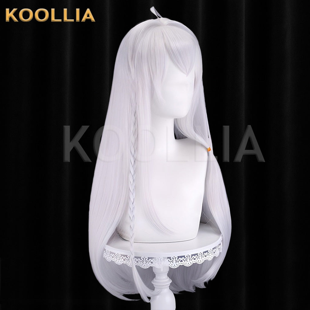 Wandering Witch Elaina Silver‑Gray Gradient Basic Wig