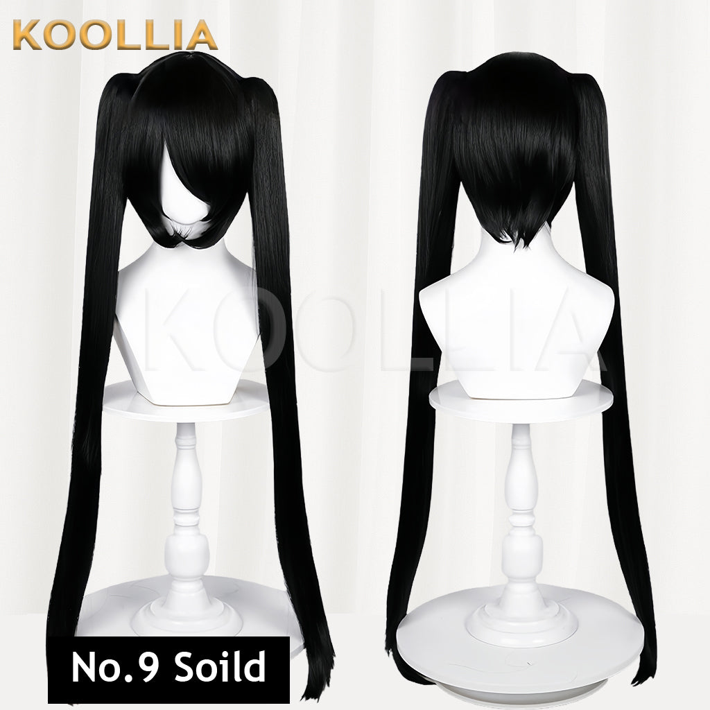 All-purpose Wig Hatsune Miku Twintails With Tiger Mouth Clip