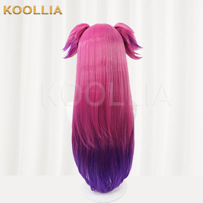 League of Legends & Heartsteel Lillia Pink Purple Gradient Extra-Long Basic Wig