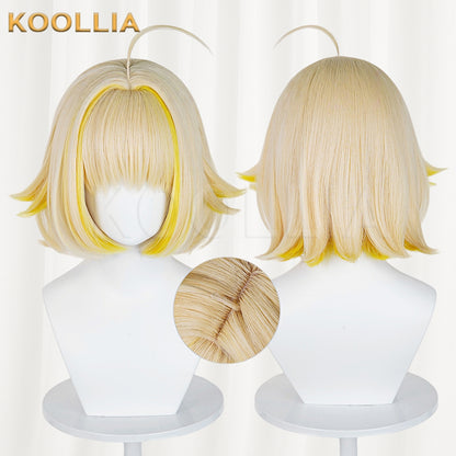 NIKKE：The Goddess of Victory  Abby Espiritu Blonde Hair Styled Basic Wig