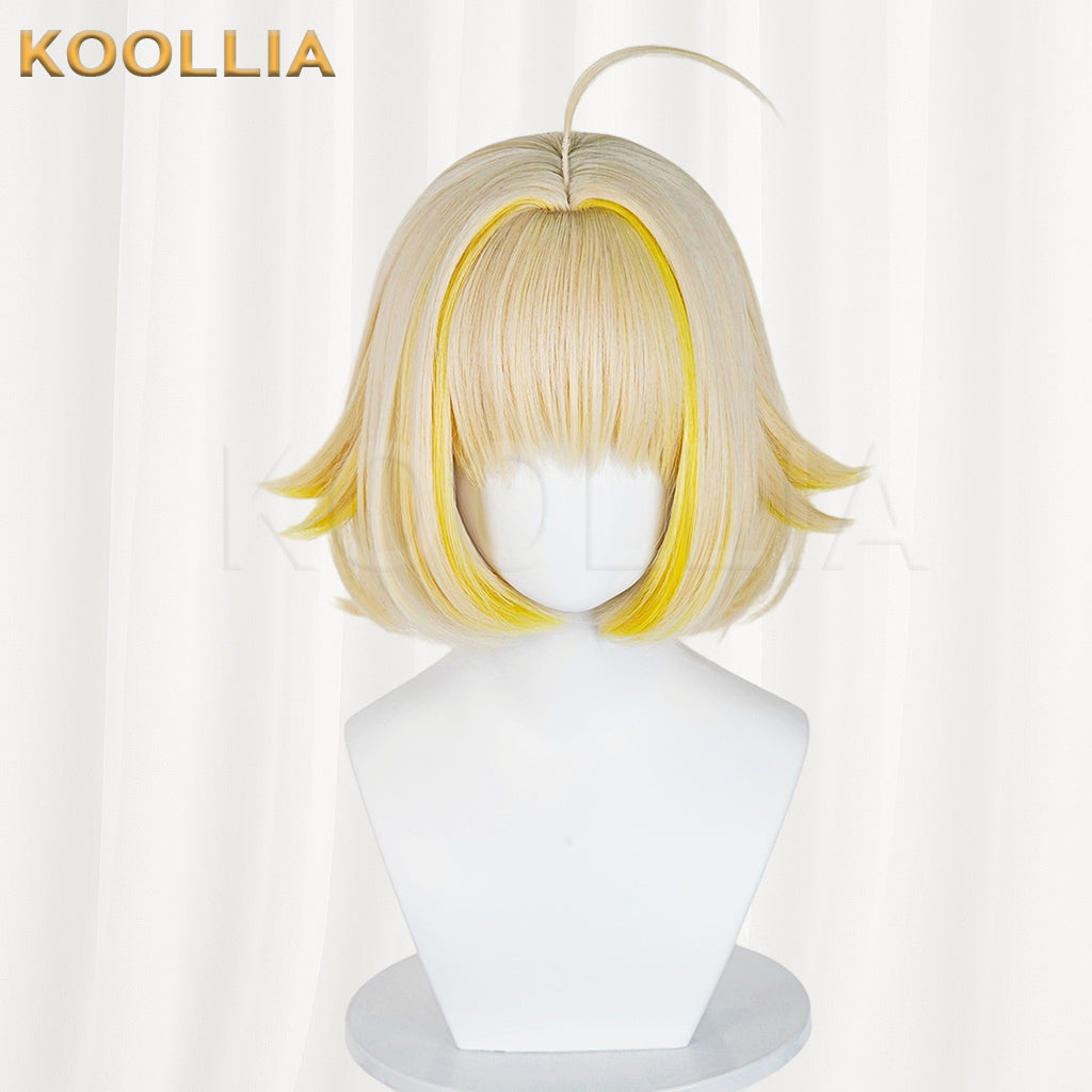 NIKKE：The Goddess of Victory  Abby Espiritu Blonde Hair Styled Basic Wig