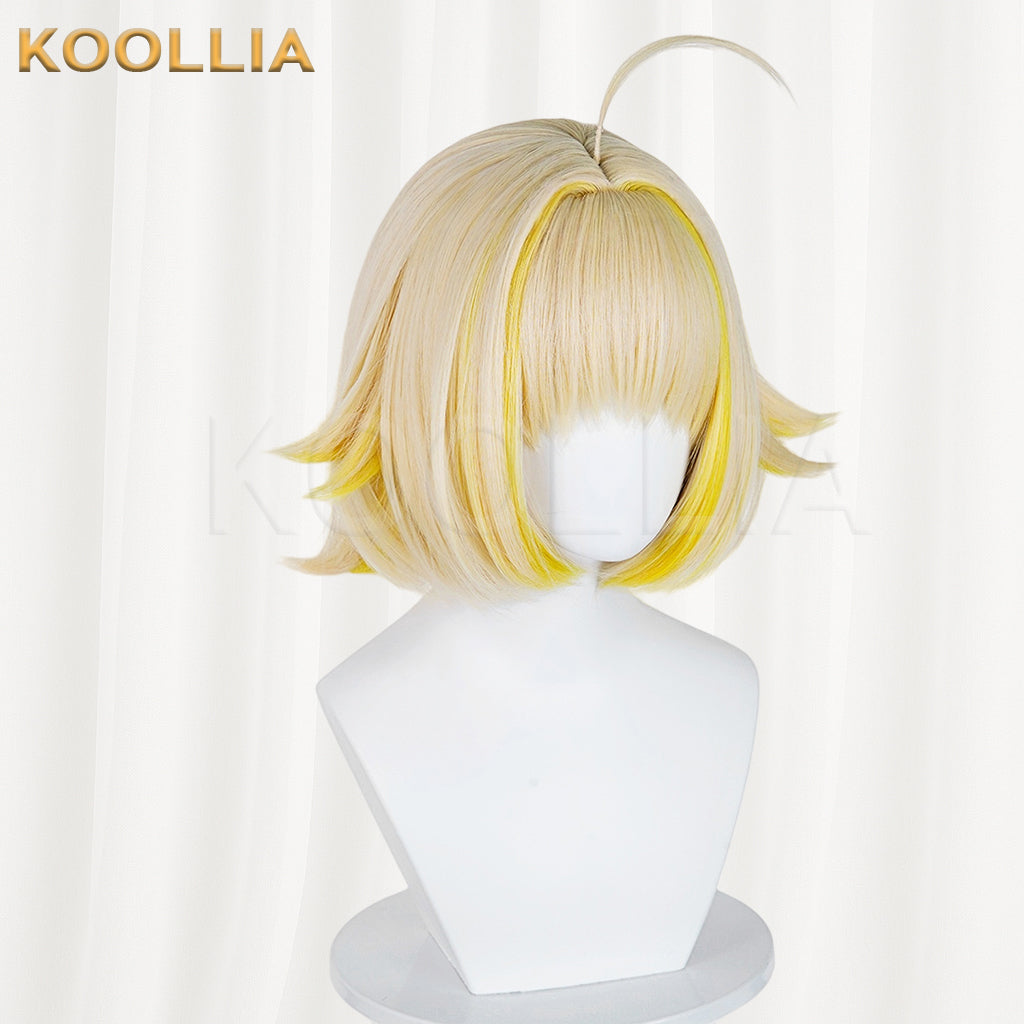 NIKKE：The Goddess of Victory  Abby Espiritu Blonde Hair Styled Basic Wig