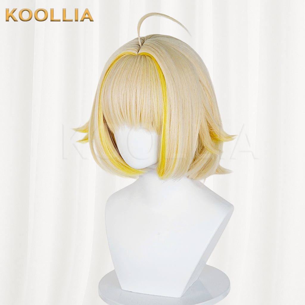 NIKKE：The Goddess of Victory  Abby Espiritu Blonde Hair Styled Basic Wig