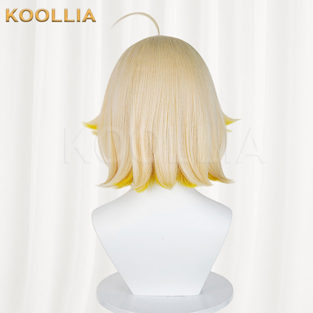 NIKKE：The Goddess of Victory  Abby Espiritu Blonde Hair Styled Basic Wig