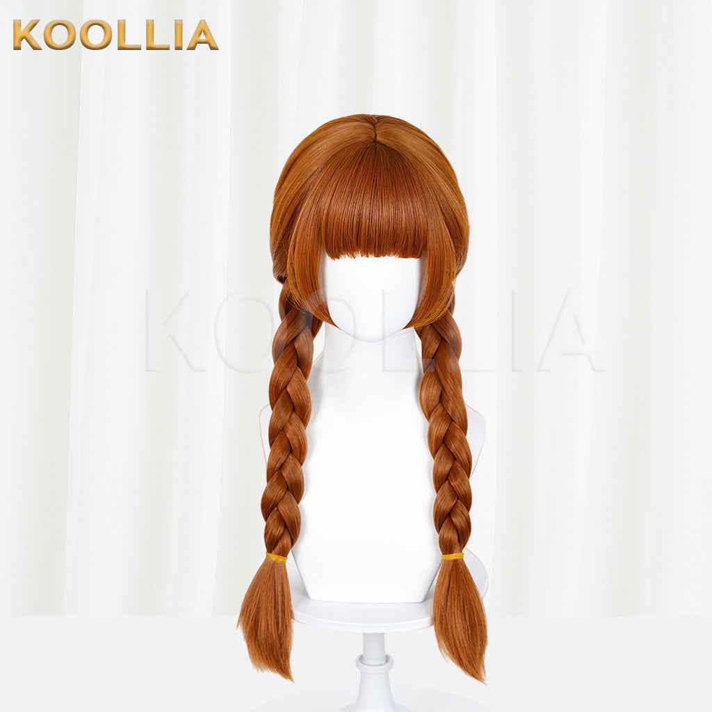 Wednesday Agnes DeMiller Long Brown Hair Basic Wig