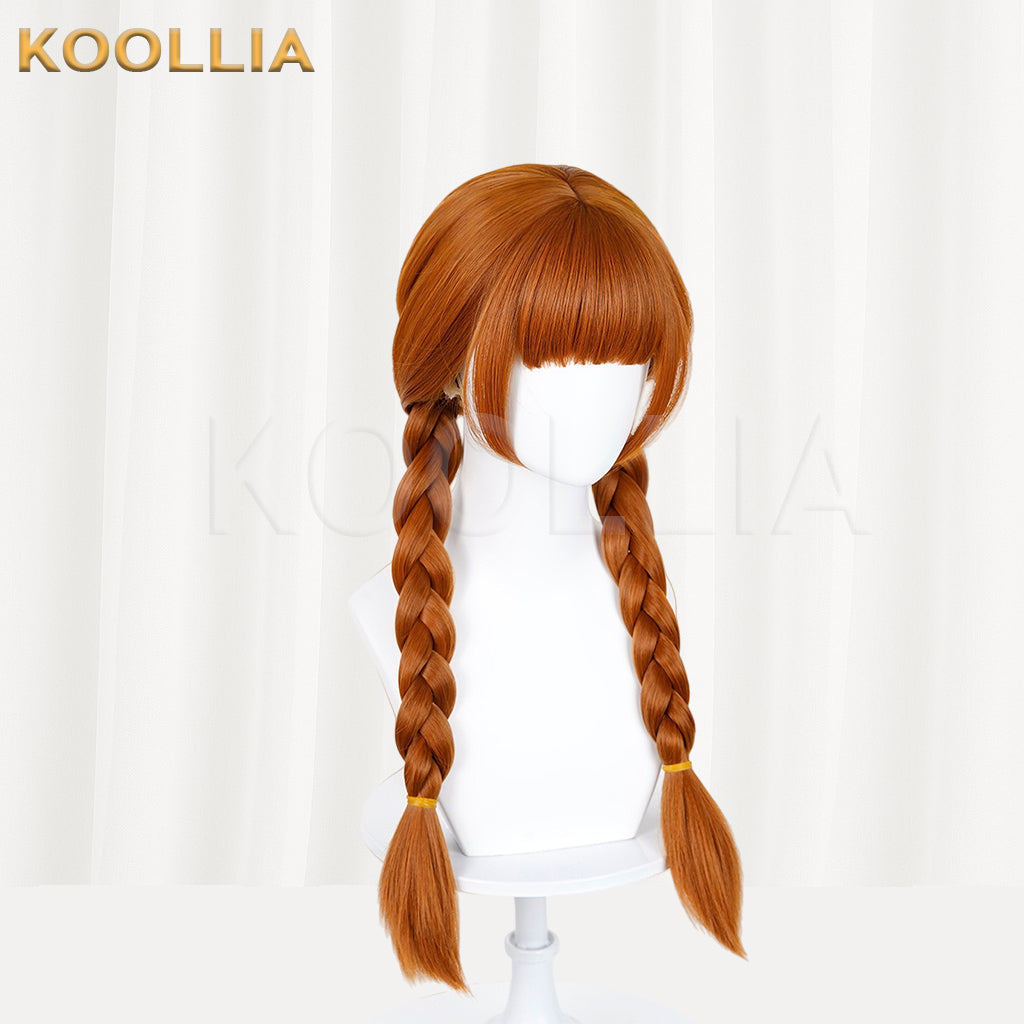 Wednesday Agnes DeMiller Long Brown Hair Basic Wig