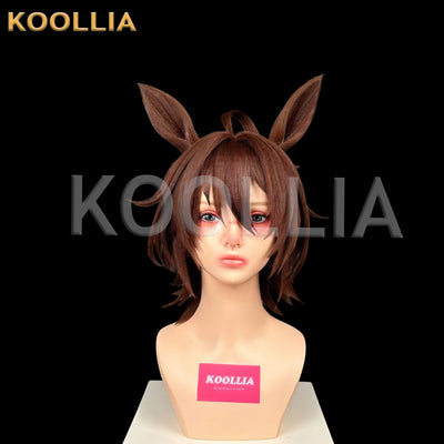 Umamusume: Pretty Derby Agnes Tachyon Short Brown Hair Styled Basic Wig