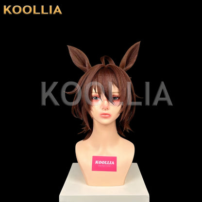 Umamusume Agnes Tachyon Short Brown Hair Styled Basic Wig