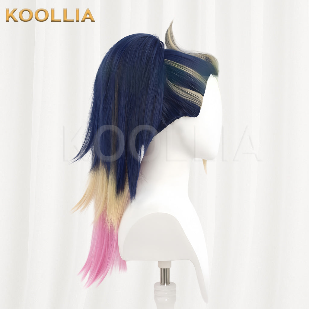 League of Legends Akali Long Mix Hair Basic Wig