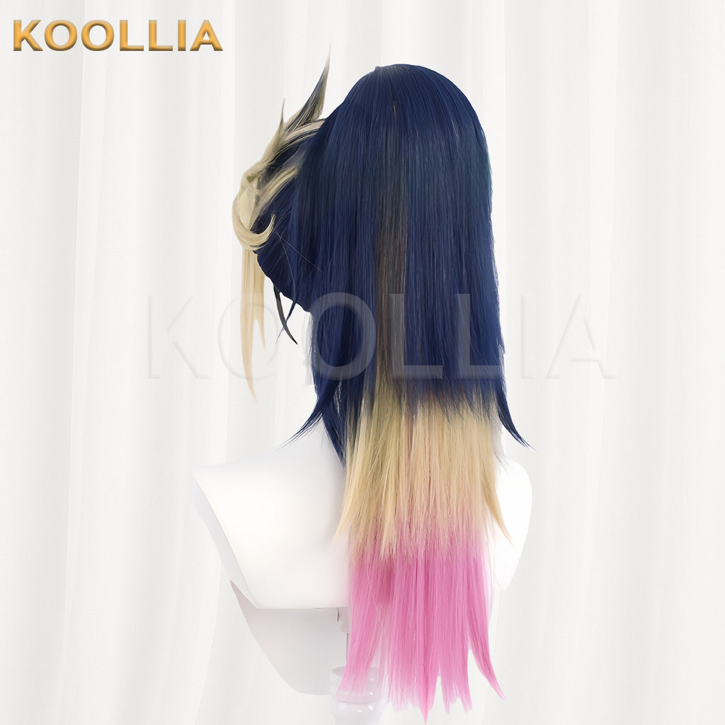 League of Legends Akali Long Mix Hair Basic Wig