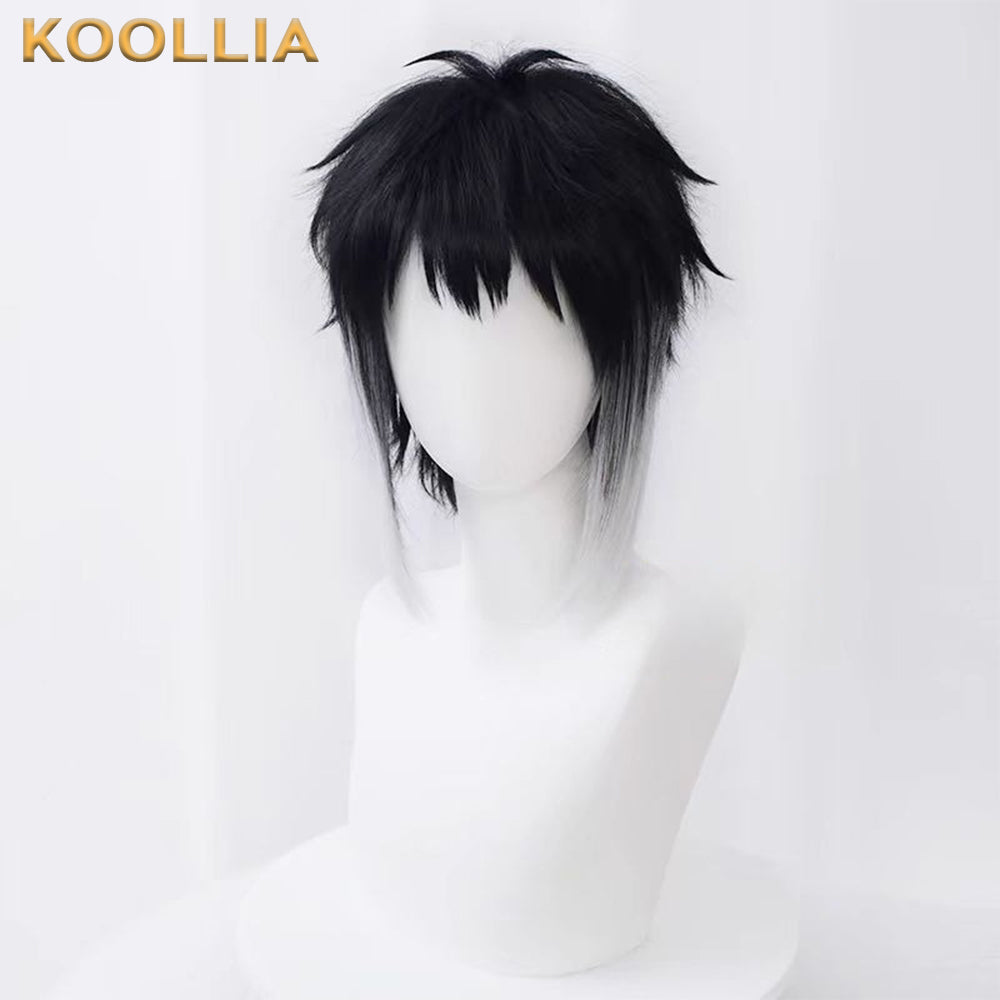 Bungo Stray Dogs Akutagawa Ryunosuke Short Black Hair Basic Wig