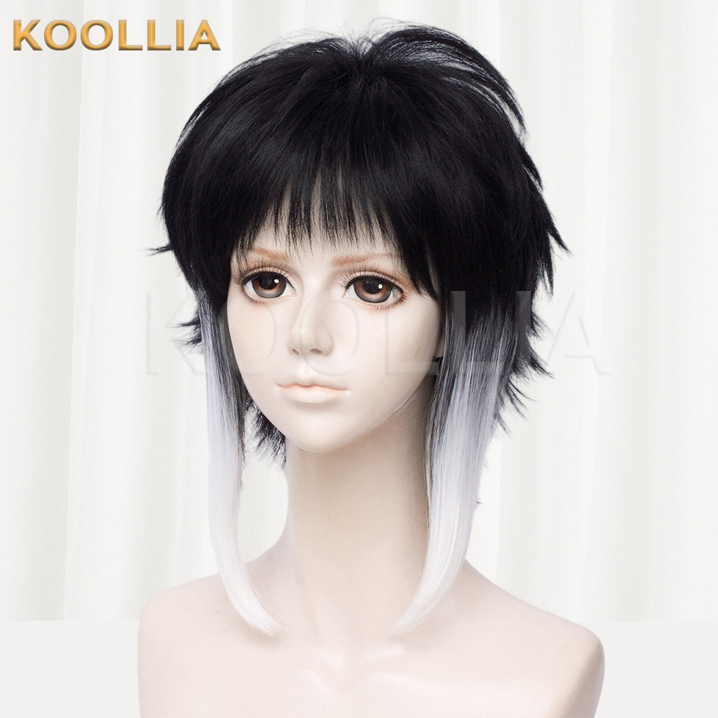 Bungo Stray Dogs Akutagawa Ryunosuke Short Black Hair Basic Wig