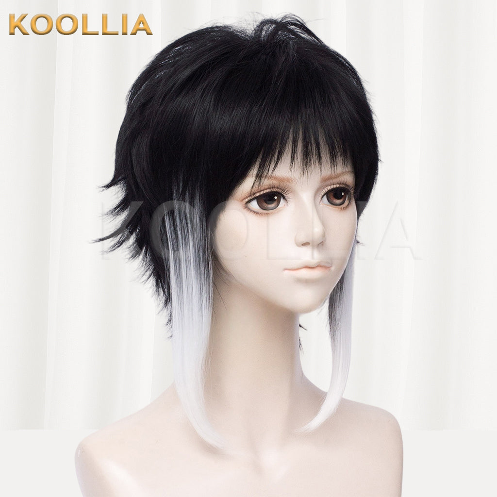 Bungo Stray Dogs Akutagawa Ryunosuke Short Black Hair Basic Wig