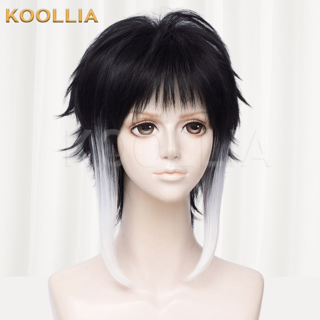 Bungo Stray Dogs Akutagawa Ryunosuke Short Black Hair Basic Wig