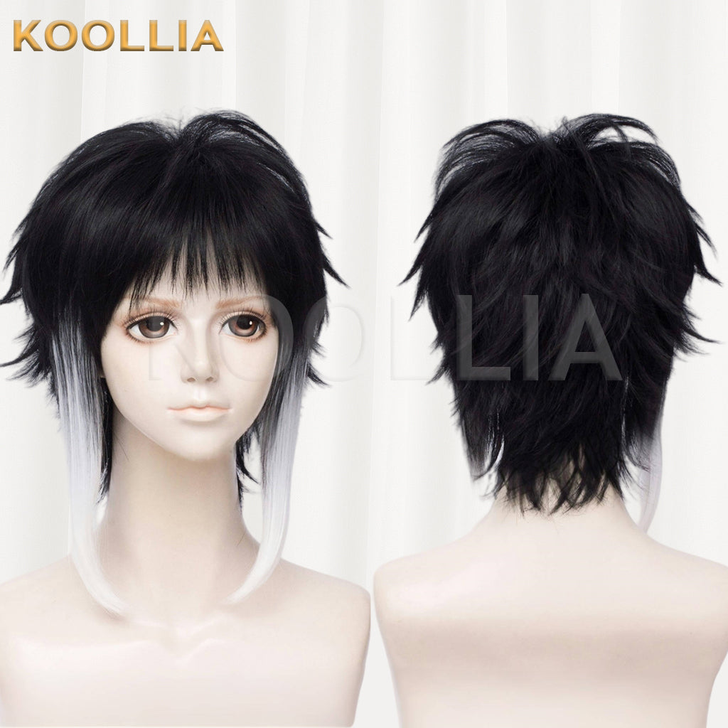 Bungo Stray Dogs Akutagawa Ryunosuke Short Black Hair Basic Wig