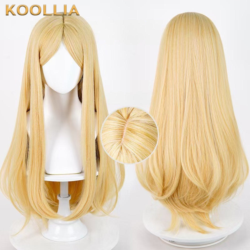 IdentityV Little Girl Alice DeRoss Long Blonde Hair Basic Wig