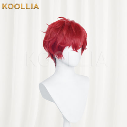 Ensemble Stars Amagi Hiiro Short Red Hair Basic Wig