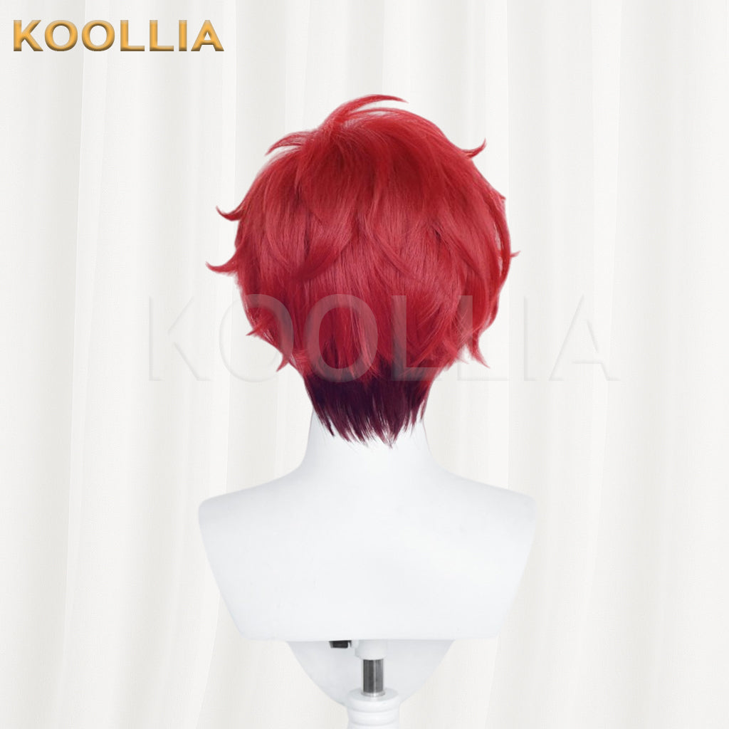 Ensemble Stars Amagi Hiiro Short Red Hair Basic Wig