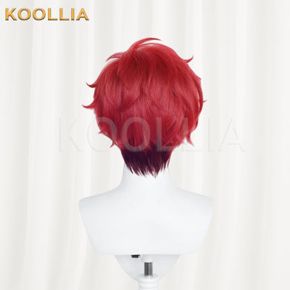 Ensemble Stars Amagi Hiiro Short Red Hair Basic Wig