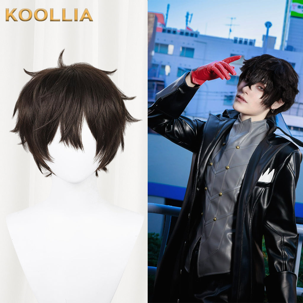 Persona 5 Amamiya Ren Short Black Hair Basic Wig