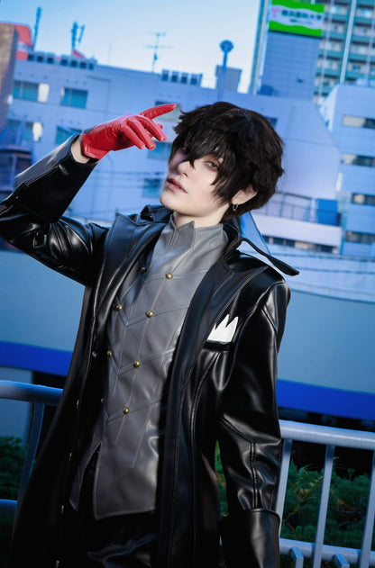 Persona 5 Amamiya Ren Short Black Hair Basic Wig
