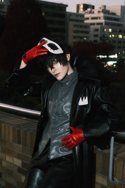 Persona 5 Amamiya Ren Short Black Hair Basic Wig