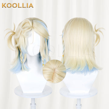 Identity V Amanda Gatiss Short Mix Hair Basic Wig Multi-angle Display by koollia