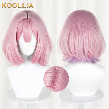 There's No Freaking Way I'll be Your Lover!... Amaori Renako Short Pink Hair Basic Wig - KOOLLIA