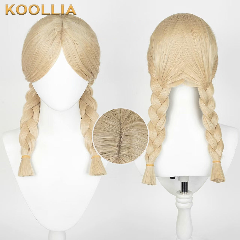 IdentityV Toy Merchant Anne Lester(Lawson Partner) Long Light Blonde Hair Basic Wig