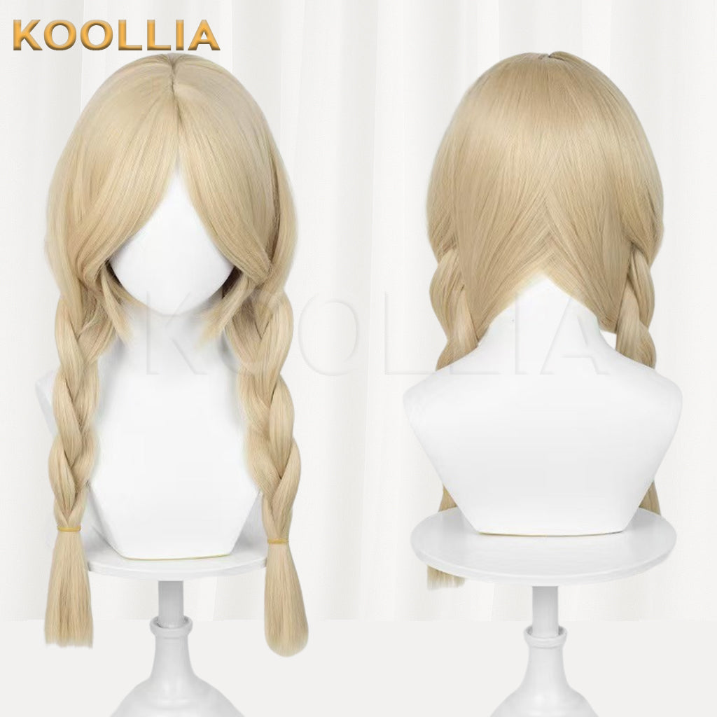IdentityV Toy Merchant Anne Lester(Lawson Partner) Long Light Blonde Hair Basic Wig