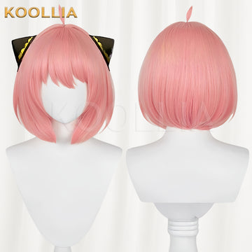 SPY×FAMILY Anya Short Pink Hair Basic Wig - KOOLLIA