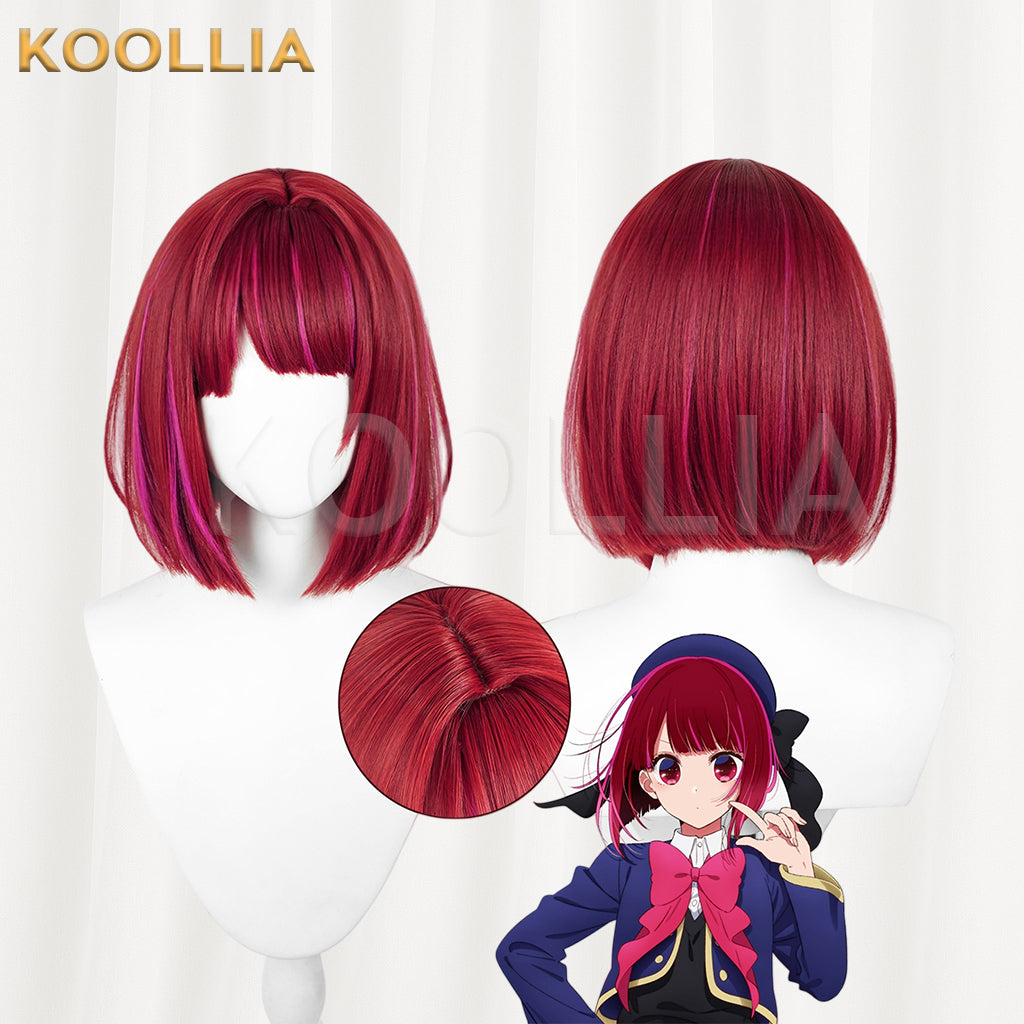 Oshi no Ko Arima Kana Short Red Hair Basic Wig