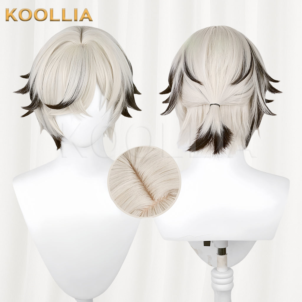 Honkai: Star Rail Arlan Short White Hair Basic Wig