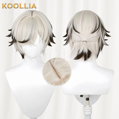 Honkai: Star Rail Arlan Short White Hair Basic Wig