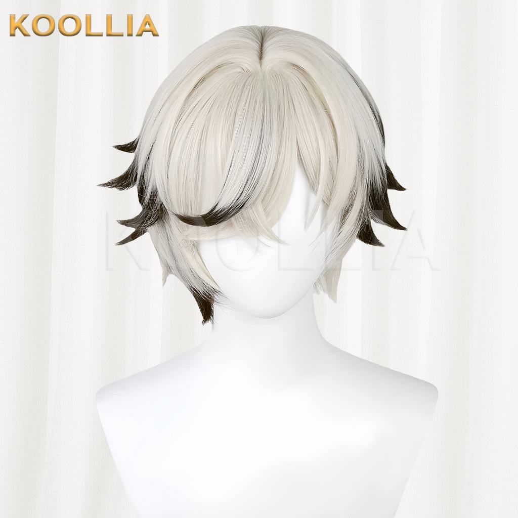 Honkai: Star Rail Arlan Short White Hair Basic Wig