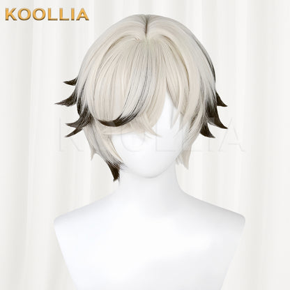 Honkai: Star Rail Arlan Short White Hair Basic Wig
