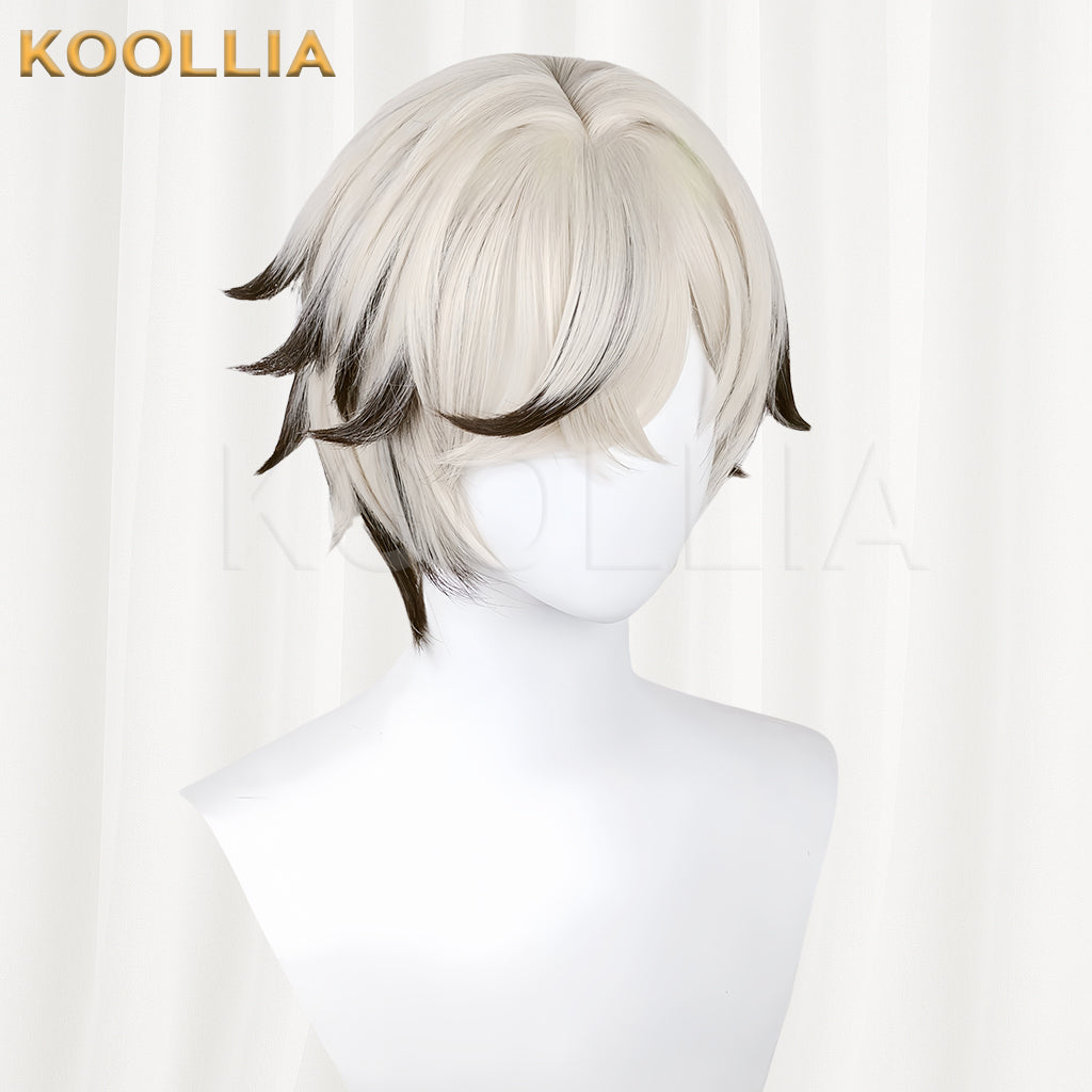 Honkai: Star Rail Arlan Short White Hair Basic Wig