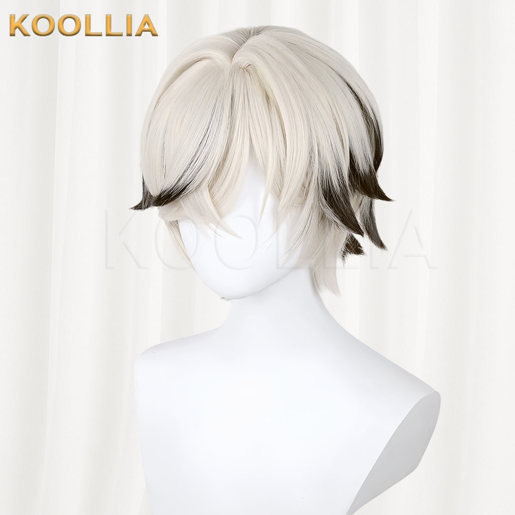 Honkai: Star Rail Arlan Short White Hair Basic Wig