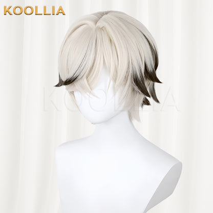 Honkai: Star Rail Arlan Short White Hair Basic Wig