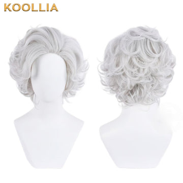 Baldur's Gate 3 Astarion Short Silver Hair Basic Wig - KOOLLIA