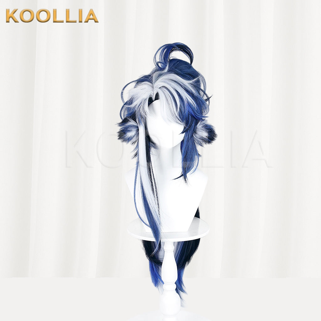 Arknights Astgenne the Lightchaser Long Blue White Hair Basic Wig