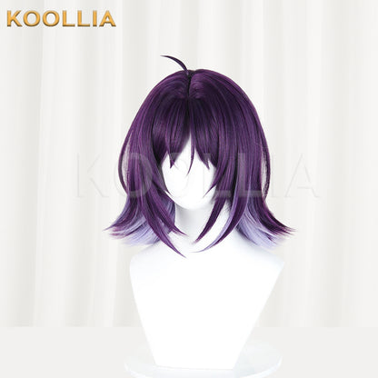 Chrono Kaguya Ayaha Sakayori Short Purple Hair Basic Wig