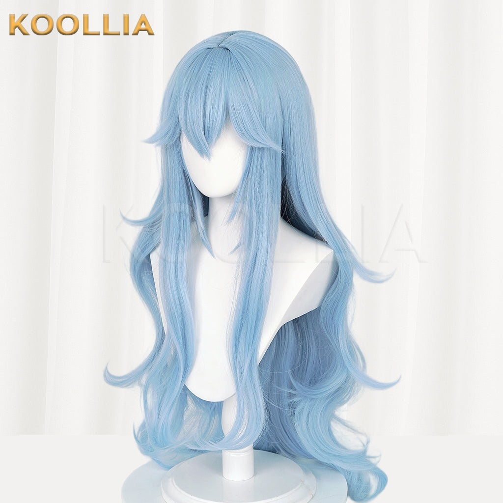 EVA Ayanami Rei Lange blaue Haare Basic Perücke