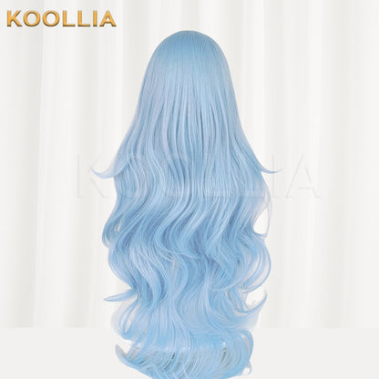 EVA Ayanami Rei Lange blaue Haare Basic Perücke